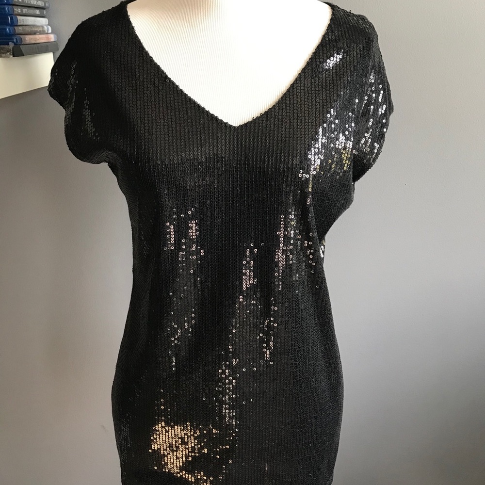 Sequin front tee